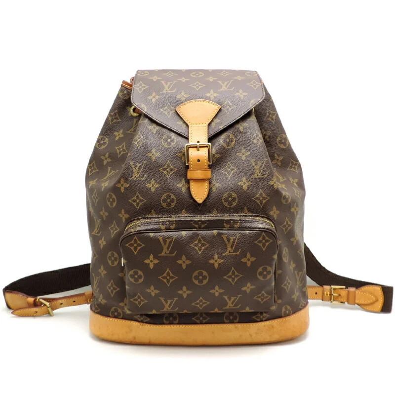 Handle bags with compact designs for portability -Louis Vuitton  Monogram Backpack (Pre-Owned)