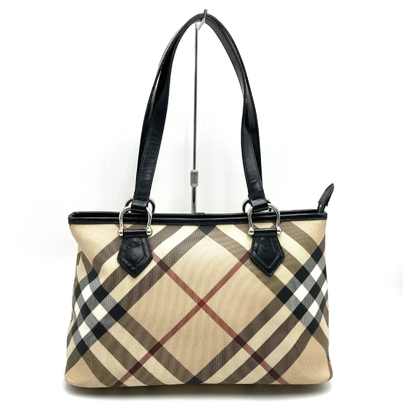 Handle bags with bold logos for branding -Burberry  Pvc Tote Bag (Pre-Owned)