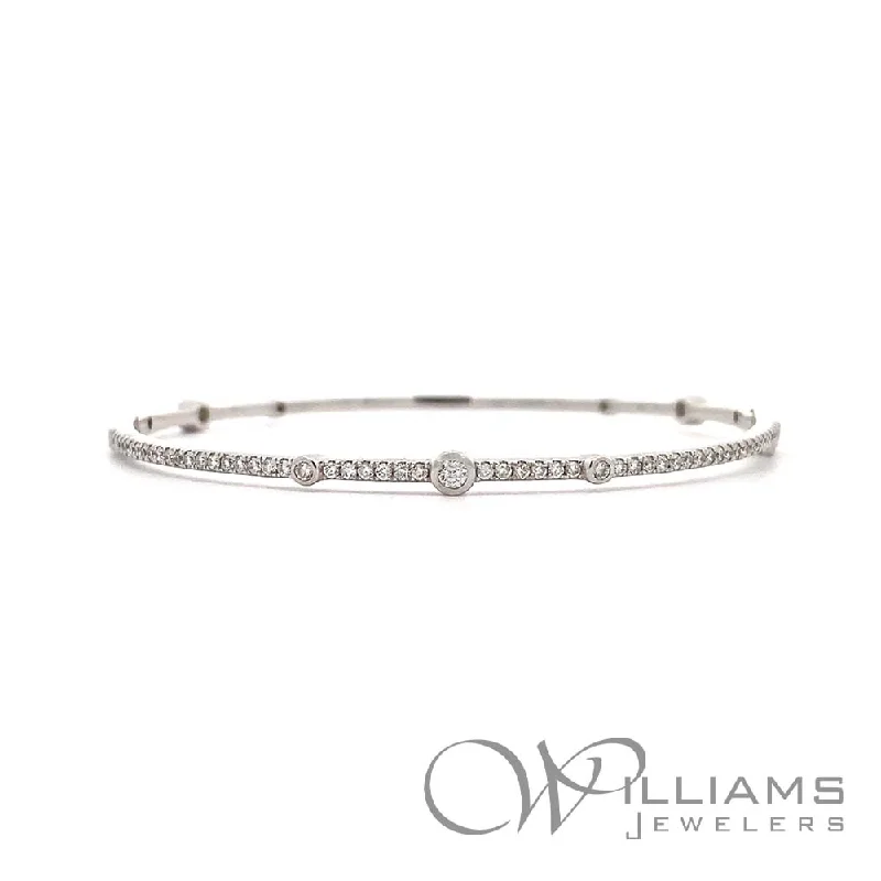 Bracelets with smoky quartz for muted tones -Williams Signature 18 Karat Diamond Bracelet