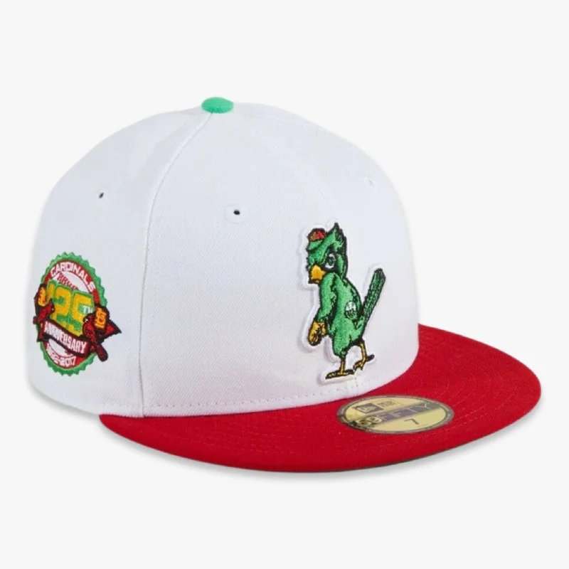 Sports cap with moisture-wicking fabric tech -New Era x MLB Cereal Pack 'St. Louis Cardinals 25th Anniversary' (Corn Flakes) 59Fifty Patch Fitted Hat (Hat Club Exclusive)