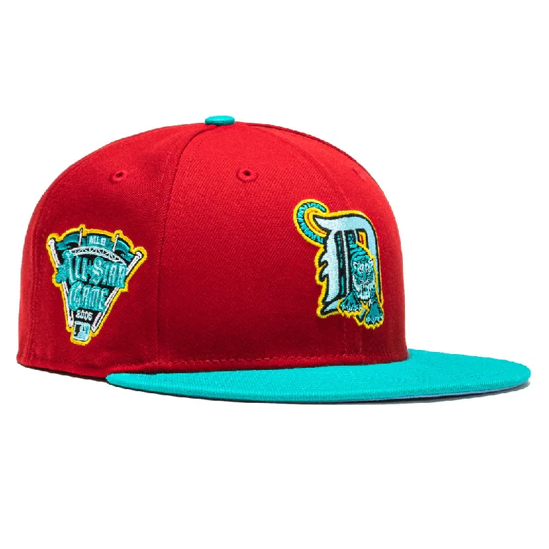 Adjustable cap with sturdy velcro closure -New Era x MLB Captain Planet 2.0 'Detroit Tigers 2005 All-Star Game' 59Fifty Patch Fitted Hat (Hat Club Exclusive)