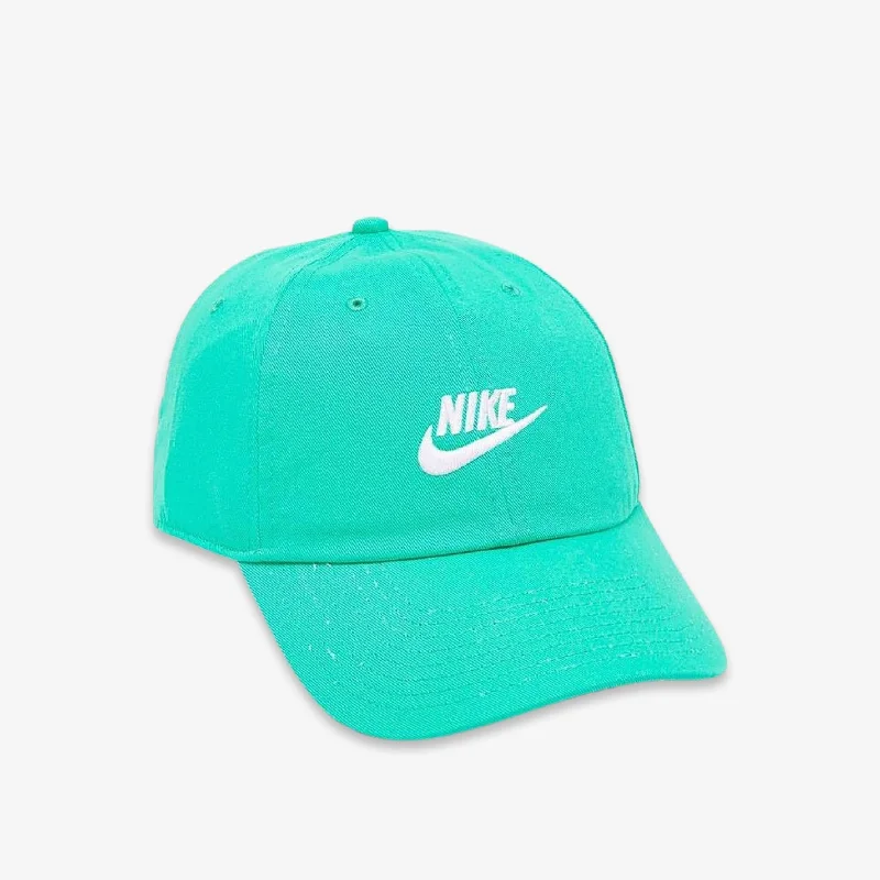 Adjustable dad cap for easy size tweaks -Nike Sportswear Heritage86 Futura Adjustable Hat Light Menta 913011-369