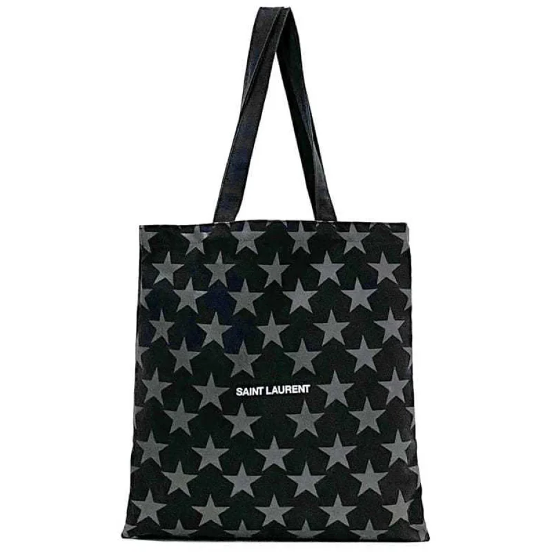 Handle bags with multi-color weaves for vibrancy -Saint Laurent   Canvas Eco-Bag Tote Bag (Pre-Owned)