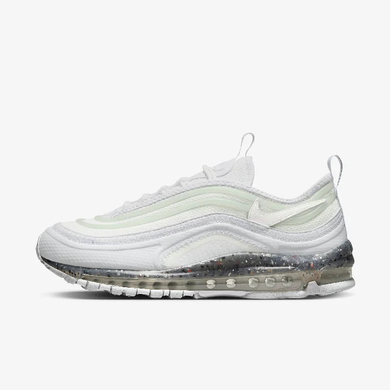 Camouflage dad cap for subtle outdoor blend -(Men's) Nike Air Max Terrascape 97 'Triple White' (2022) DQ3976-101