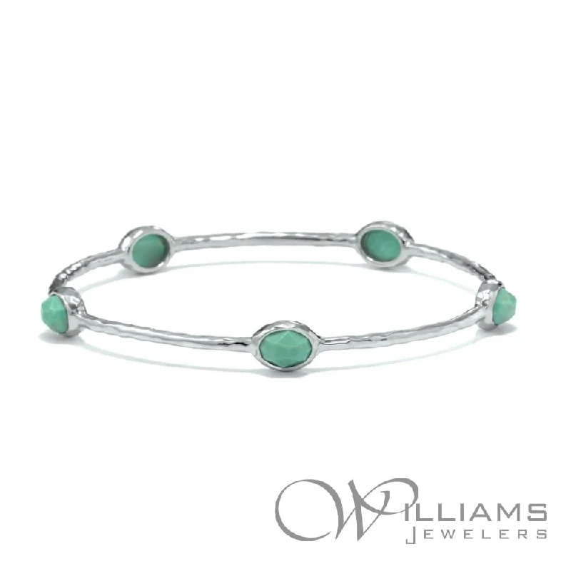 Bracelets with tourmaline gems for vibrant color -Ippolita Rock Candy Sterling Silver Turquoise Bracelet