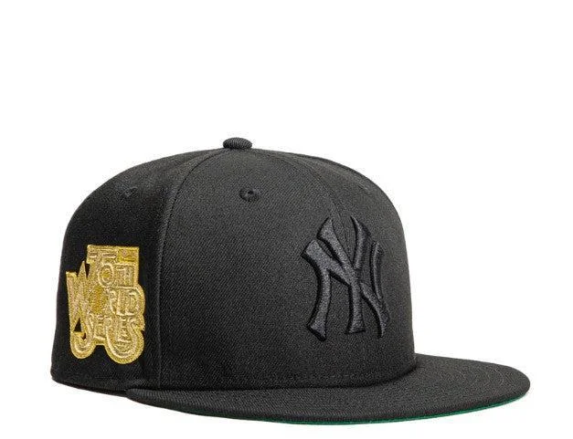 Neon graphic cap for eye-catching night runs -New Era x MLB Gold Digger 'New York Yankees 1978 World Series' 59Fifty Patch Fitted Hat (Hat Club Exclusive)