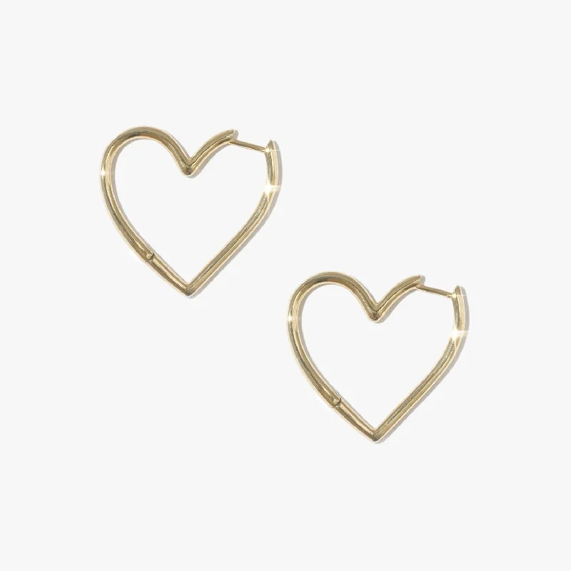 Best hoop earrings with delicate chain details for a trendy and stylish design-Infinite Love Hoops (Pair)