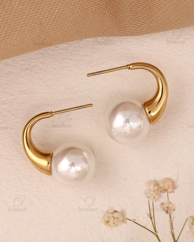 Hoop earrings with circle designs for a classic and timeless shape-Marcus Fashionable Studs