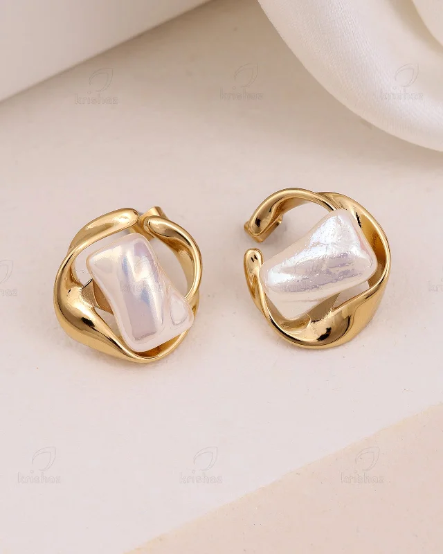 Best hoop earrings with lever-back closures for secure and easy wear-Miller Fashionable Studs