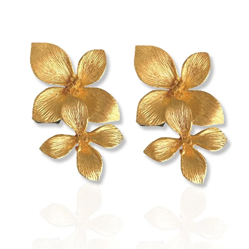 Best hoop earrings with cubic zirconia for a budget-friendly, dazzling look-Orange Blossom