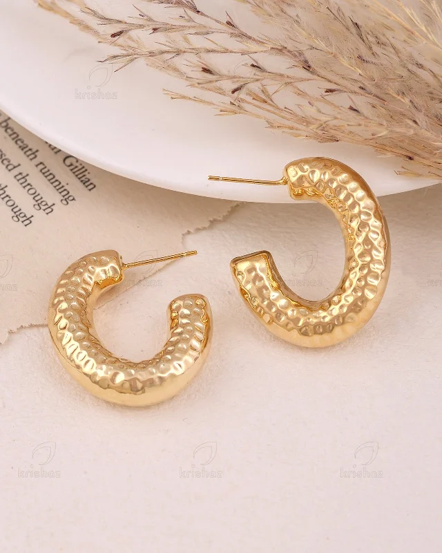 Hoop earrings with floral motifs for a feminine and nature-inspired look-Sutton Fashionable Studs