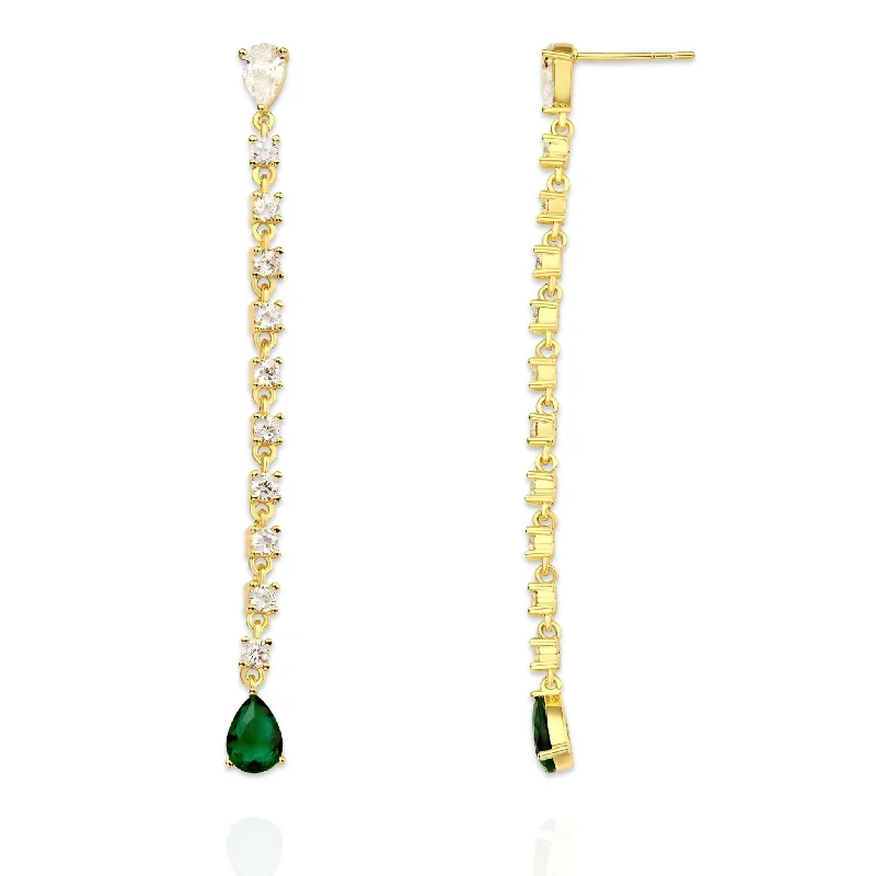 Hoop earrings with hearts for a sweet and romantic gesture-The Emerald Reign