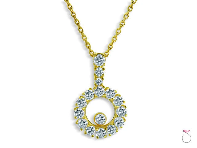 Best necklaces and pendants with gemstone clusters for a bold and colorful effect-Chopard Miss Happy Pendant in 18K Yellow Gold and Diamonds