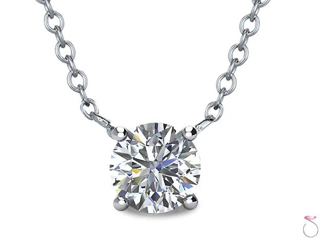 Best necklaces and pendants with minimalist pendants for a sleek, understated look-Diamond Solitaire Pendant 1/4ct with Chain in 14K Gold