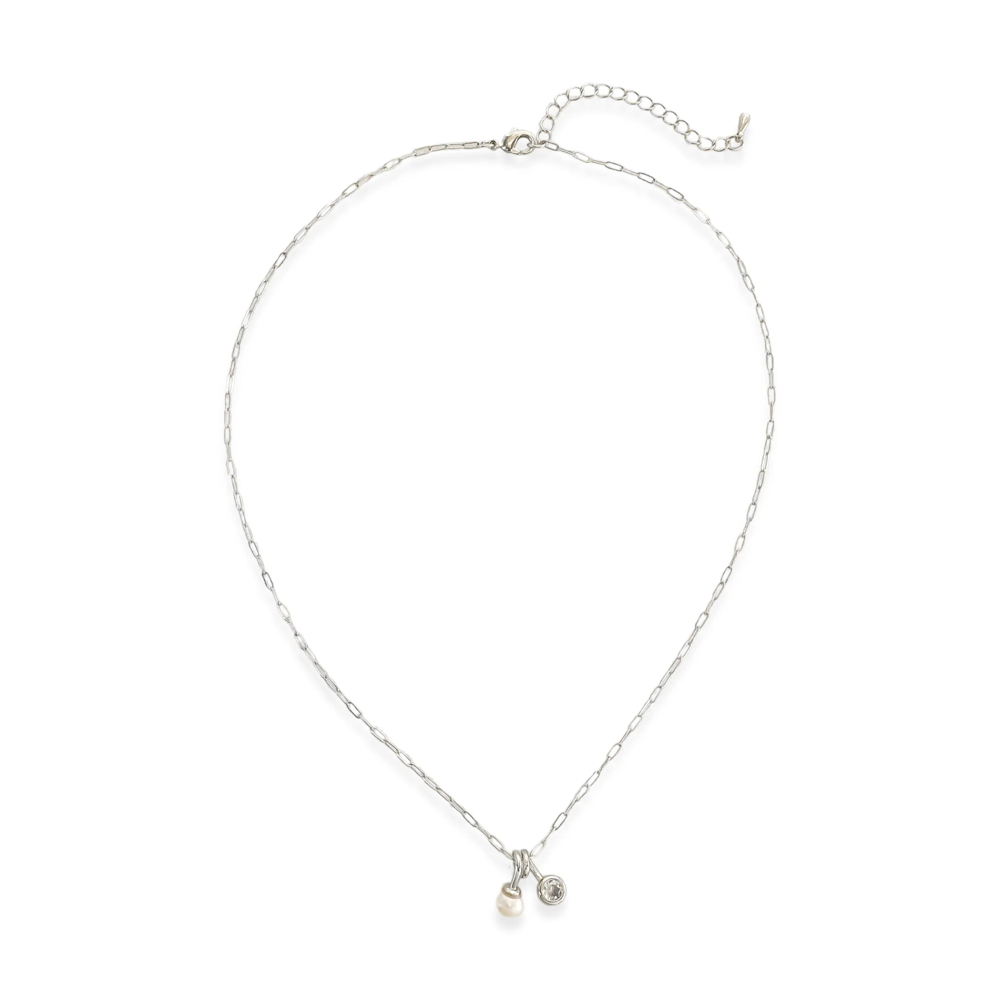 Best necklaces and pendants with adjustable chains for a customizable fit-Pearl Cz Necklace