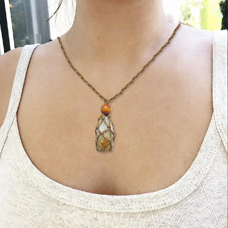 Necklaces and pendants with pearls for a classic and sophisticated touch-Raw Citrine Prosperity Pendant Necklace