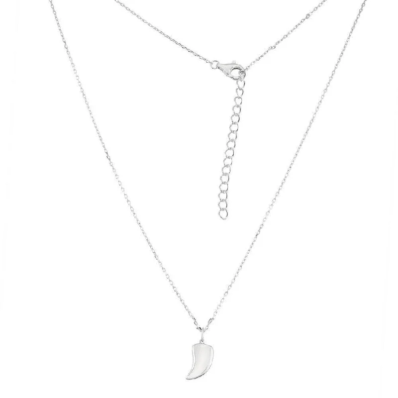 Beautiful necklaces and pendants with moonstone for an ethereal, mystical appearance-Sterling Silver Small Shiny Spike Necklace